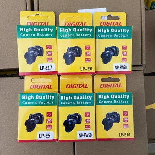 Pin máy ảnh Canon LP-E5, E6, E8, E10, E12, E17, BP-511 dung lượng cao