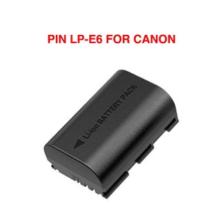 Pin máy ảnh lp-e6 cho canon eos 5d2 5d3 6d 70d 7d 60d 7d2 80d 90d,... dung lượng lớn
