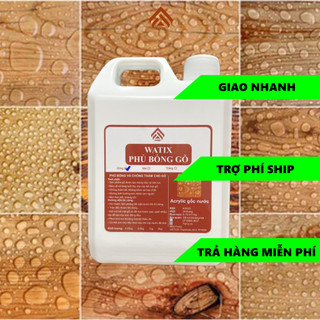 Sơn Phủ Bóng Watix Phủ Bóng Phủ Bóng Gỗ, Phủ Mờ, Chống Thấm Bảo Vệ Gỗ