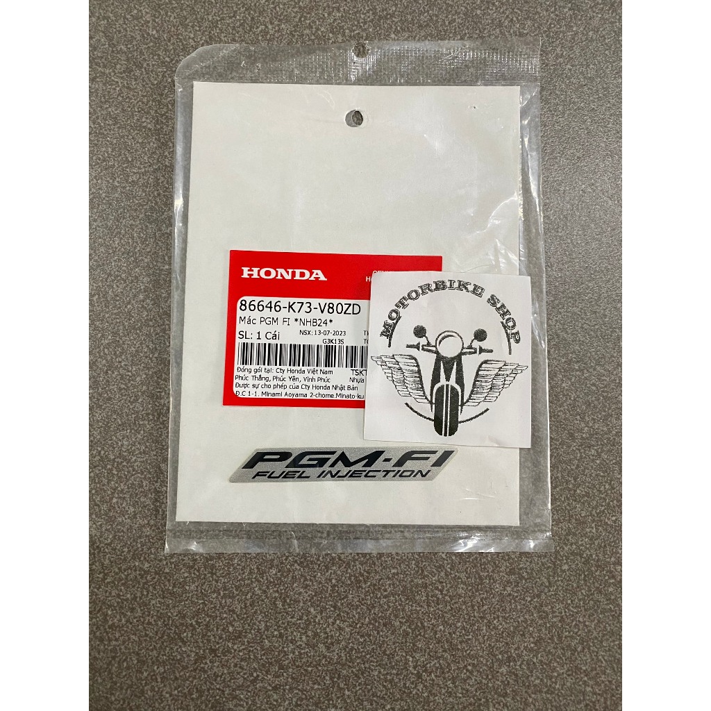 Tem chữ pgm fi xe future led chính hãng 86646k73v80zd 86646k73v80zc