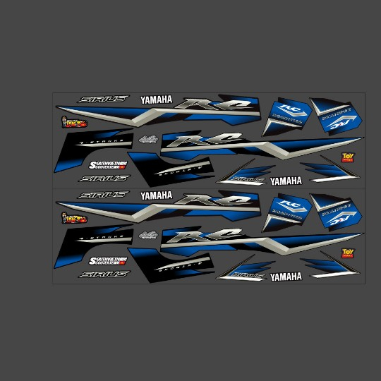 TEM RỜI SIRIUS RC ZIN THÁI-CHẤT LIỆU DECAL 3 LỚP