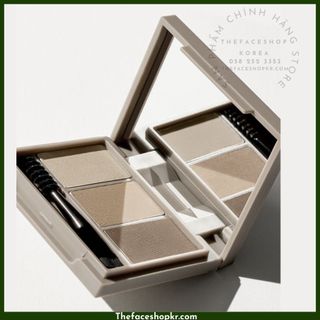 Bột kẻ chân mày 3 màu The Face Shop Ink Brow Powder Palette (4.5g)