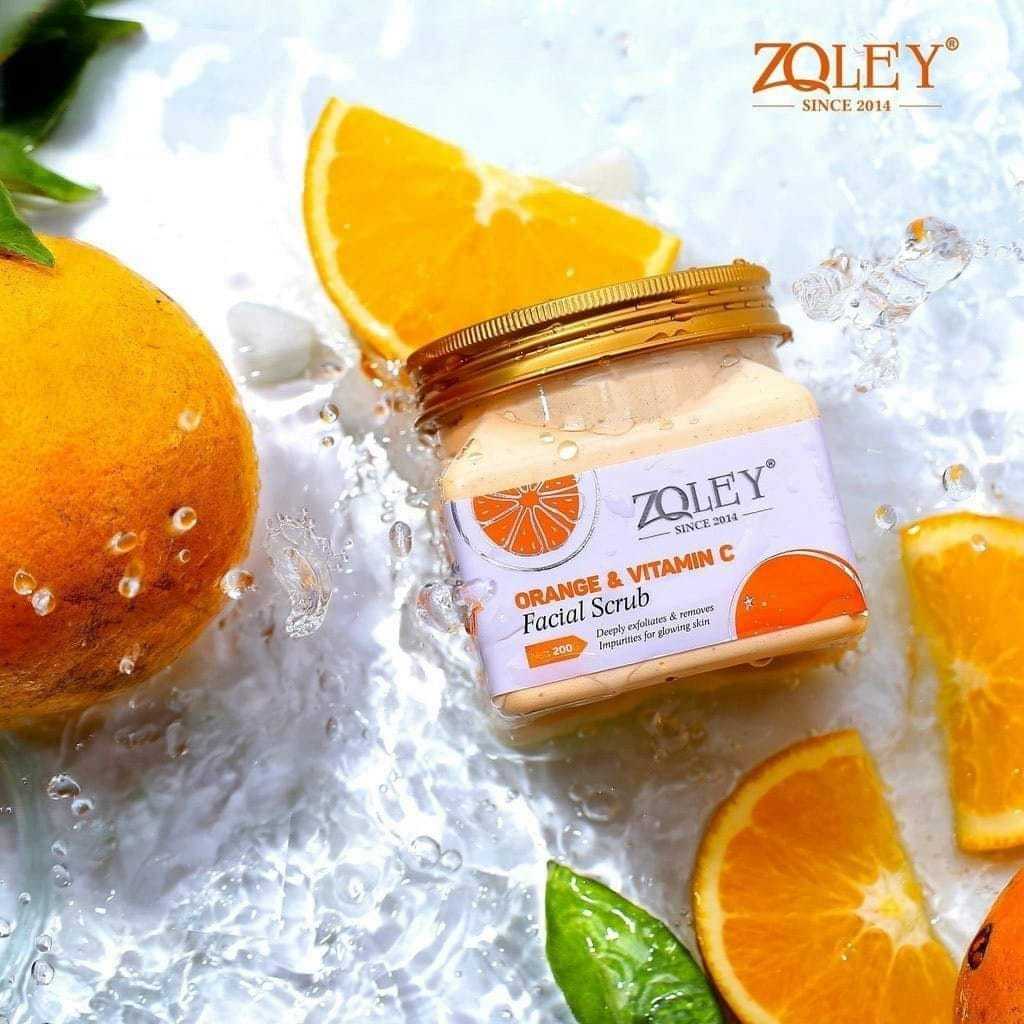 Tẩy tế bào chết cho da mặt Cam & Vitamin C Zoley Orange & Vitamin C Facial Scub chính hãng tẩy sạch tế bào chết trên da