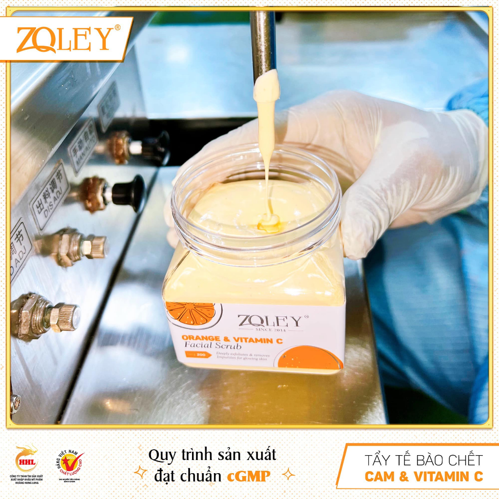 Tẩy tế bào chết cho da mặt Cam & Vitamin C Zoley Orange & Vitamin C Facial Scub chính hãng tẩy sạch tế bào chết trên da