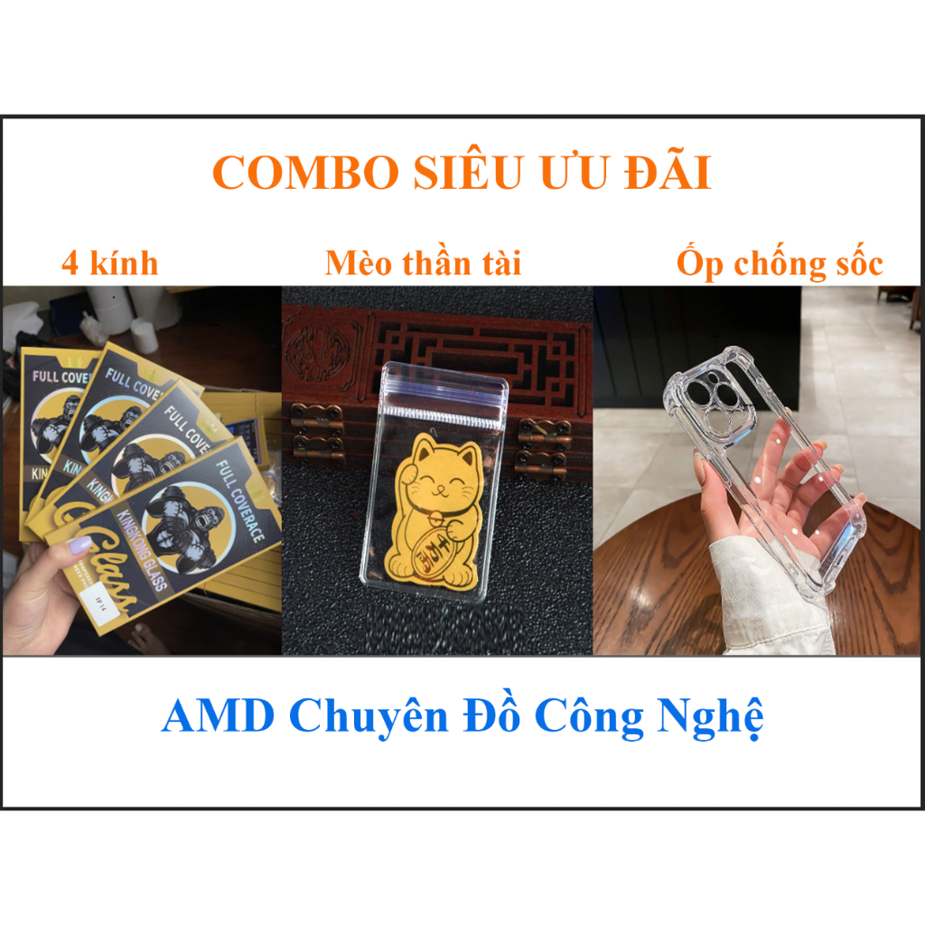 Combo 3/4/5 Kính Cường Lực Tự Dán Chống Nhìn Trộm KINGKONG GLASS, Ốp Chống Sốc Cho Các Dòng IP 11/11prm/12/....15prm