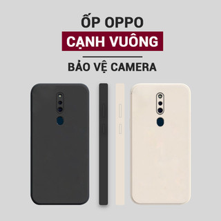 Ốp lưng Oppo F11 / F11 Pro viền vuông bảo vệ camera, chống bám vân tay