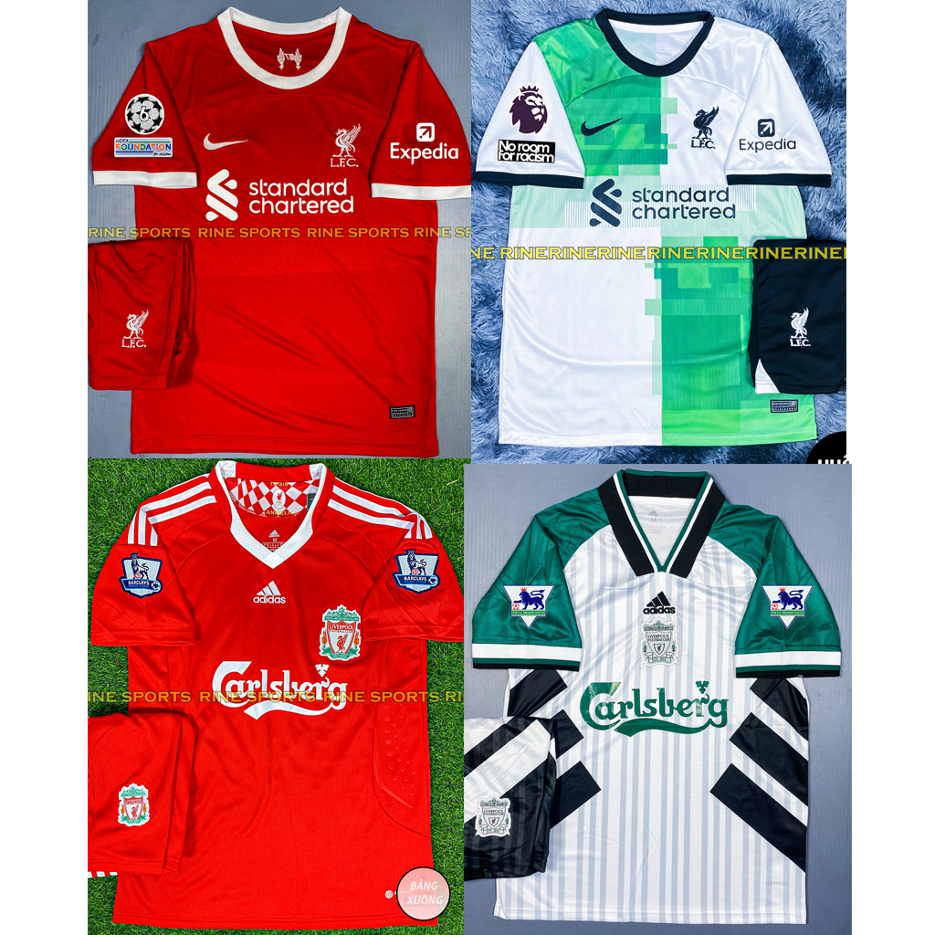 Bộ áo bóng đá Liver Liverpool có túi Super hàng thailand 2024-2023 Giống thi đấu