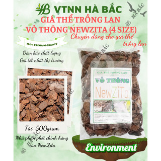 Giá Thể Trồng Lan - Vỏ Thông NewZita - Chuyên dùng cho hoa lan, Có thể kết hợp với Dớn cọng, dớn cù lần, rêu r