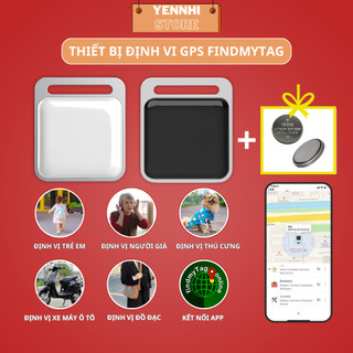 Thiết Bị Định Vị GPS FindmyTag -Định Vị Toàn Cầu,Định Vị Xe Máy,Người Già,Trẻ Nhỏ,Đồ Đạc,Thú Cưng (Tặng Pin Và Móc Treo)
