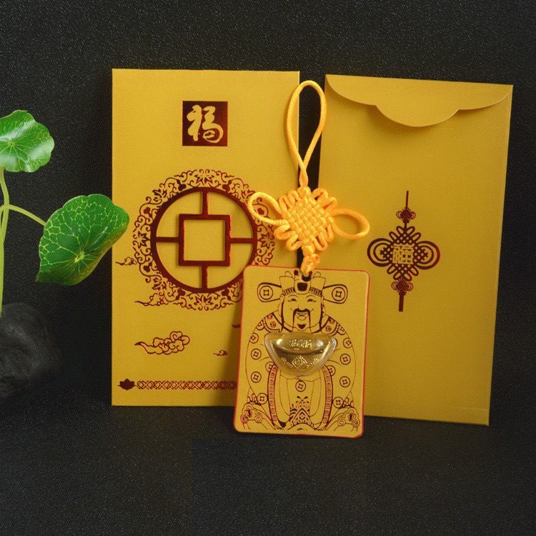 Bao Lì Xì Thần Tài Thỏi Vàng