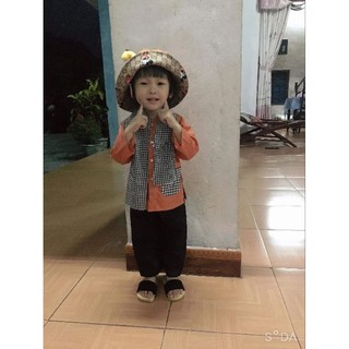 Guốc gỗ quai đen cho bé