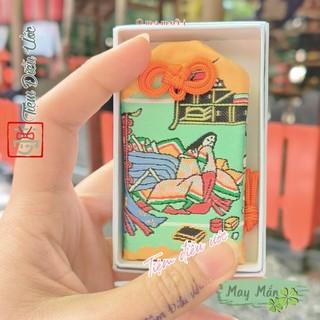 Hàng Nhật Móc khóa Omamori May Mắn - Hạnh Vận - Từ Đền tại Kyoto, Nhật Bản - Hàng thật - Quà tặng ý nghĩa