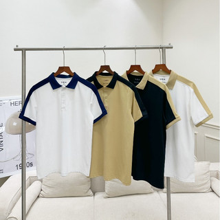 Áo Polo Nam UMA OFFICIAL Phối Cầu Vai, Chất Liệu Vải Poly Dệt Kim Thấm Mồ Hôi, Áo Thun Nam Cổ Bẻ Trẻ Trung Lịch Lãm  AO3