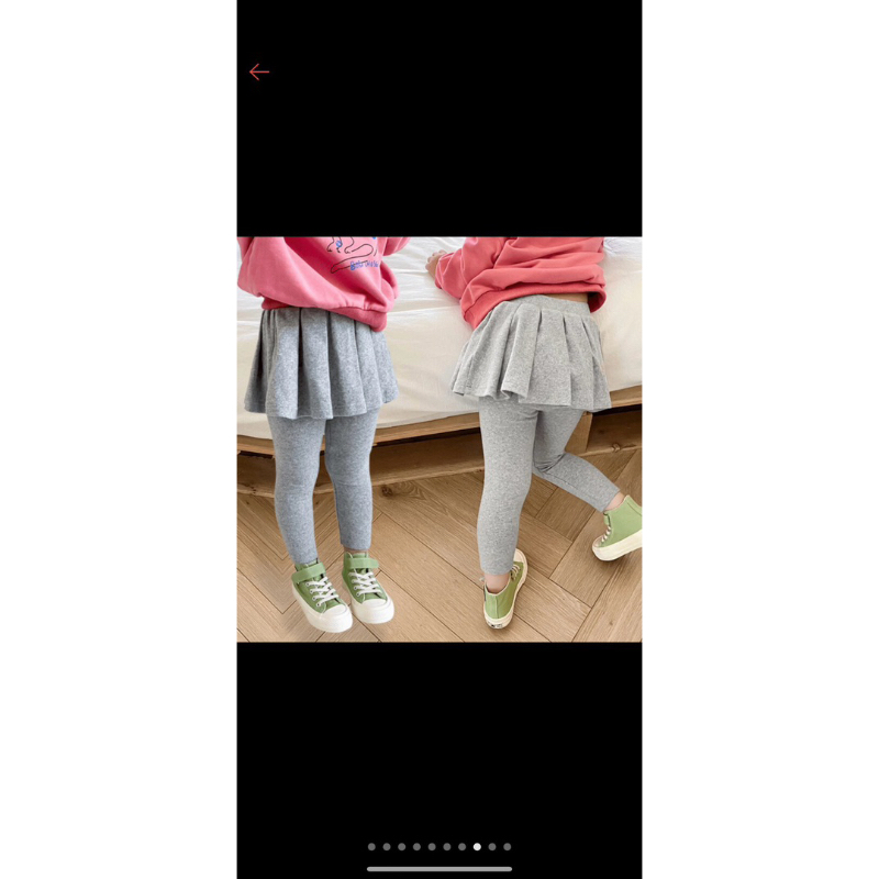 Quần legging váy cho bé gái
