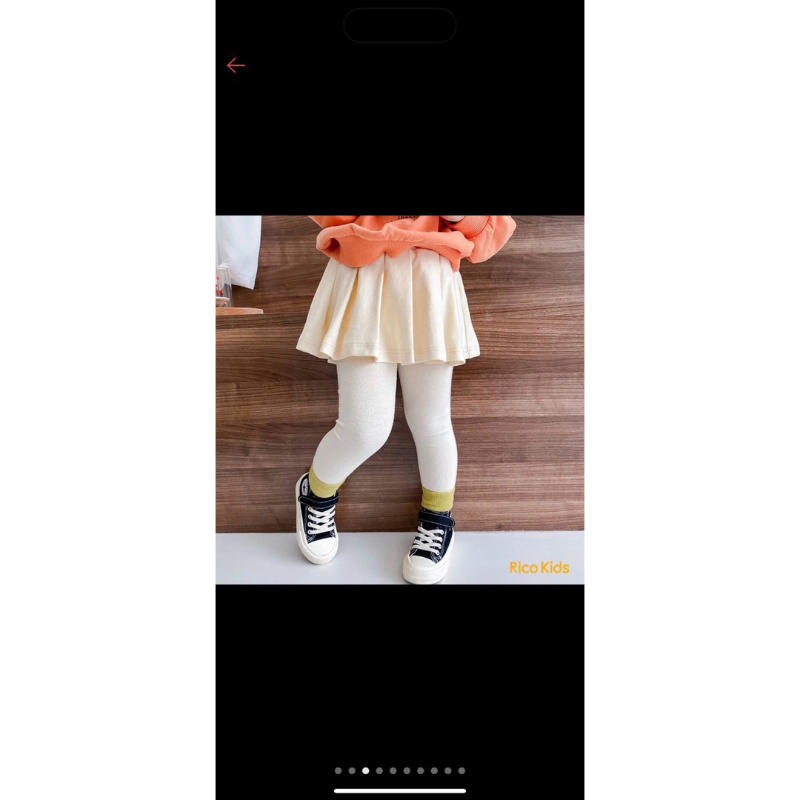 Quần legging váy cho bé gái