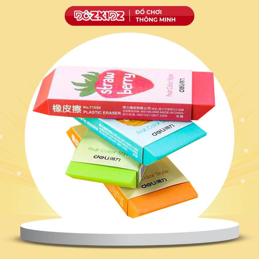 Tẩy bút chì Deli siêu to , đồ dùng học tập cho bé - DOZKIDZ