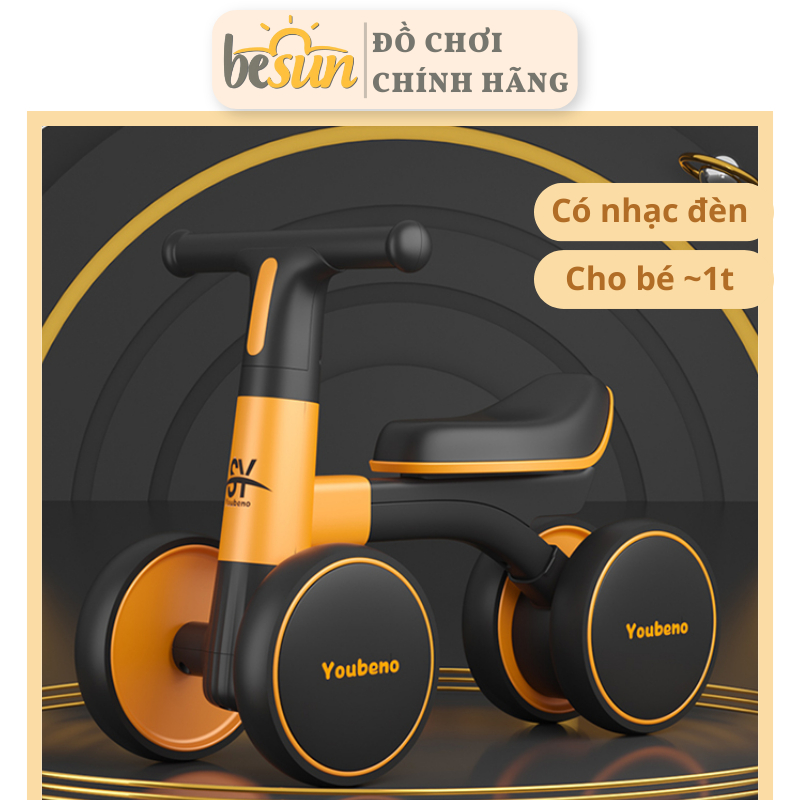 Xe chòi chân tập đi cho bé 1 tuổi có nhạc đèn BESUN