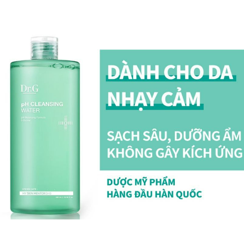 Nước Tẩy Trang pH Cleansing Water Dr.G 200ML