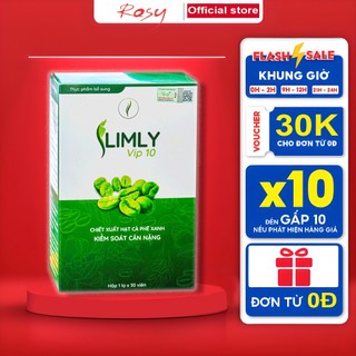 Giảm Cân Slimly Vip 10 Viên Thảo Mộc  Giảm Cân Dành Cho Cơ Địa Nhờn Thuốc