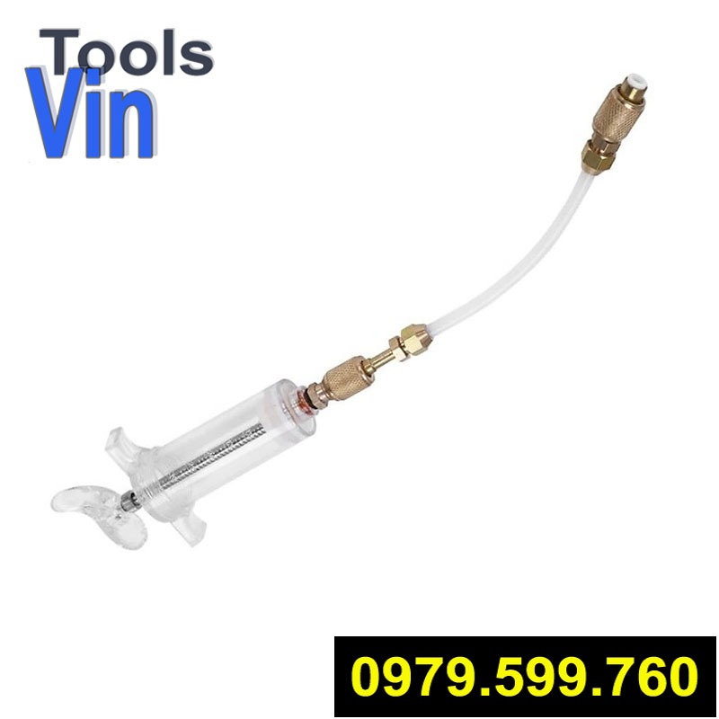 Dụng cụ châm dầu lạnh lốc điều hòa KHÔNG cần xả ga trên xe Ô tô