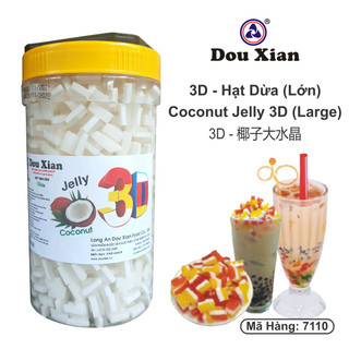 Thạch 3d dừa lớn douxian hộp 2.5kg