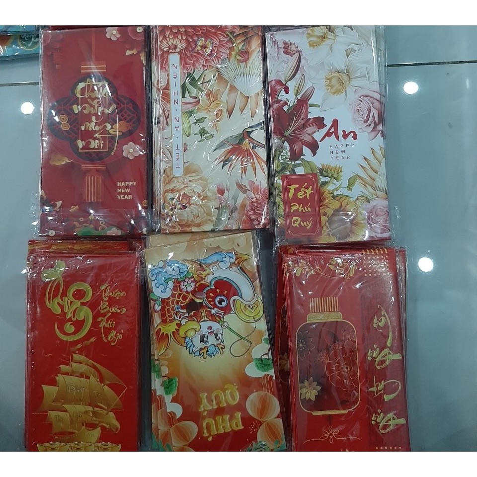 SET 10 BAO LÌ XÌ TẾT 2024