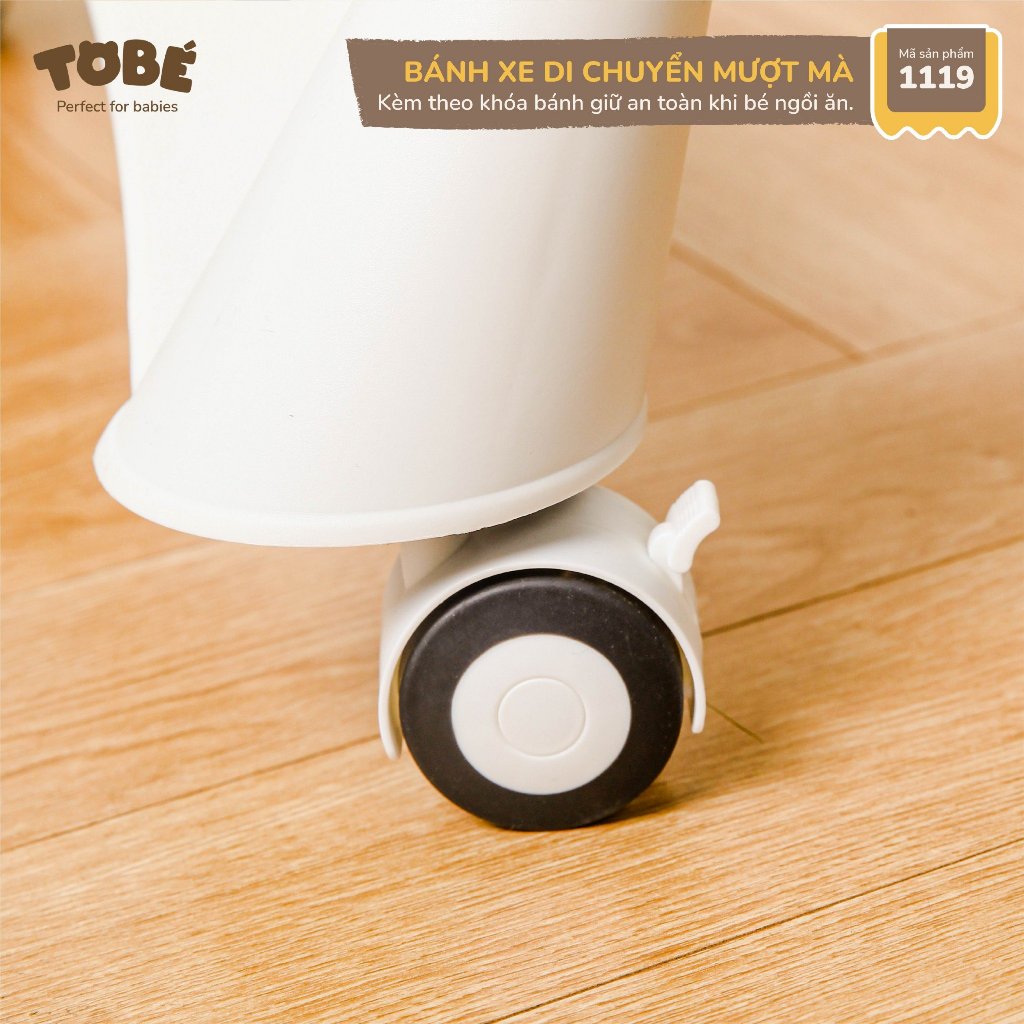 Ghế ăn dặm Ricard Lux 2.0 phiên bản cao cấp siêu tiện lợi cho bé chính hãng 100% Tobe 1119