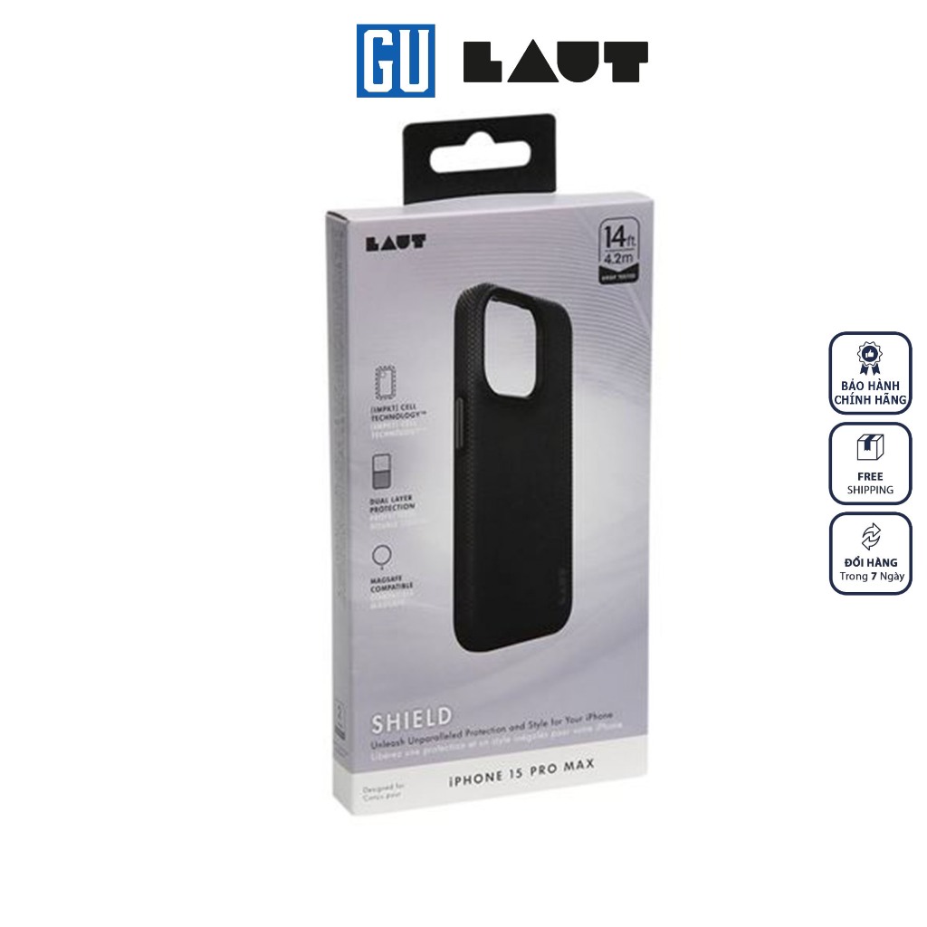 Ốp LAUT Shield Dành Cho iPhone 15 Pro Max