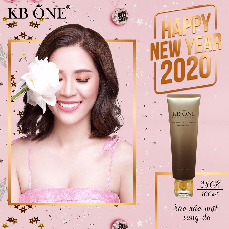 Sữa rửa mặt Kb One - Sữa rửa mặt KBONE 100ml chính hãng Loại bỏ sạch sâu bụi bẩn bã nhờn bám trên da