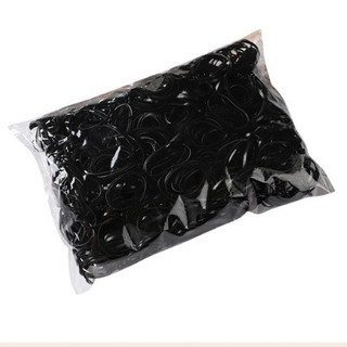 Gói 100g Chun Buộc Tóc Màu Đen(S4)[ T1- KHO1]