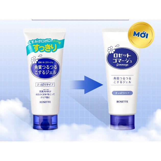 GEL TẨY TẾ BÀO CHẾT ROSETTE NỘI ĐỊA NHẬT