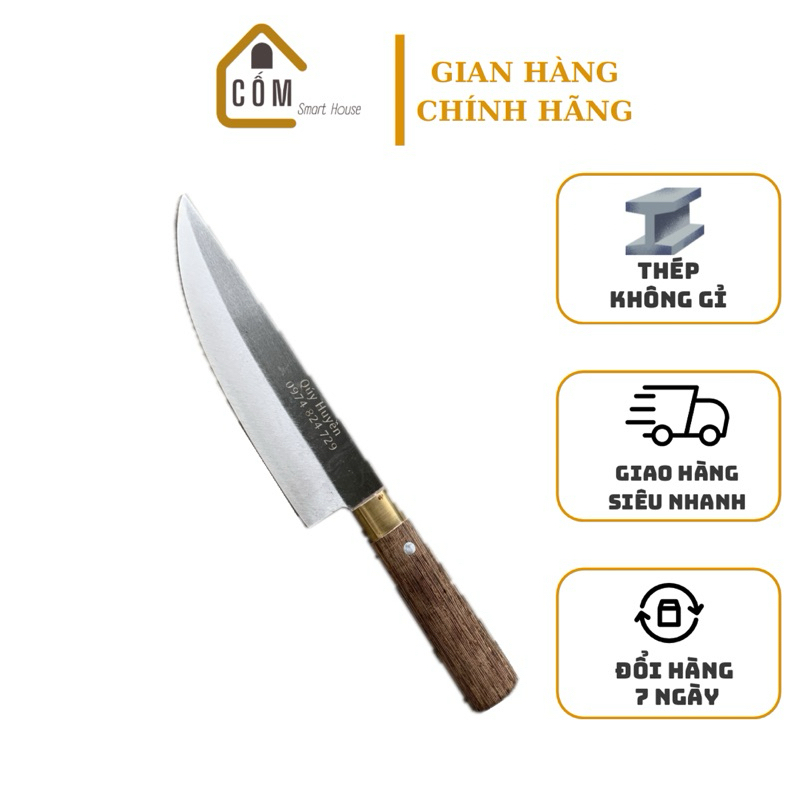 [Video thật] Dao Bầu Lọc - Dao Thép Trắng Việt Nhật Không Gỉ , Dụng Cụ Làm Bếp Cao Cấp