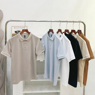  Áo Polo Nam Trơn UMA OFFICIAL Chất Liệu Poly Dệt Kim Cao Cấp Mềm Mại Siêu Mát Kiểu Dáng Đơn Giản Áo Thun Cổ Bẻ  AO1B 