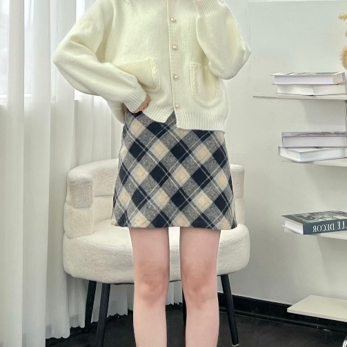 Chân váy kẻ dáng ngắn - 247store.vn - Chanvaydangan49_P0K39