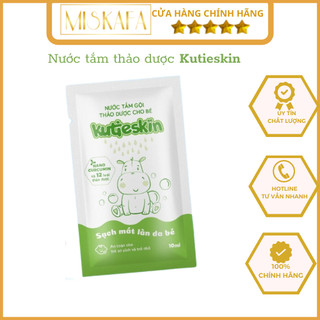 Nước tắm Kutieskin, nước tắm gội thảo dược cho bé, Sữa tắm cho bé Kutieskin