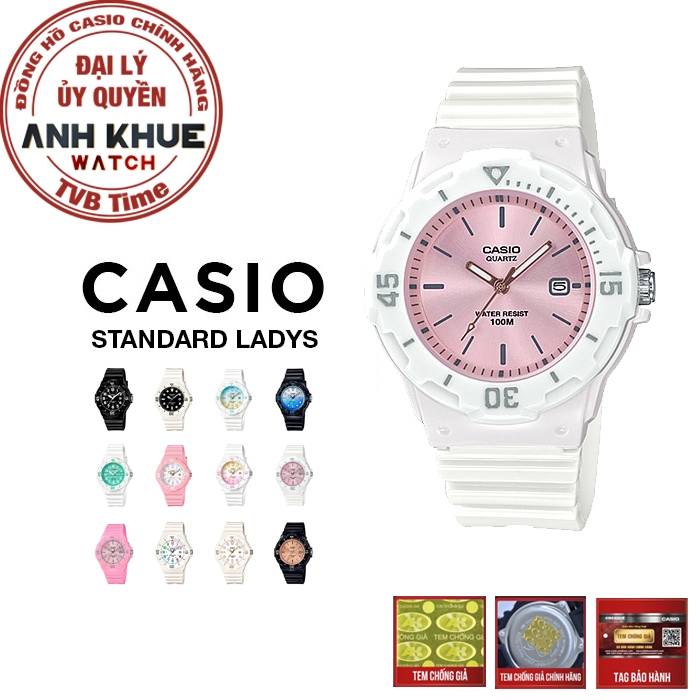 Đồng hồ nữ dây nhựa Casio chính hãng LRW-200 Series (34mm)