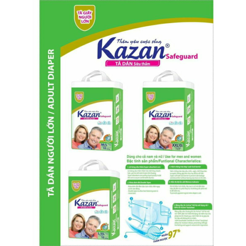 Dán KAZAN Siêu thấm hút
