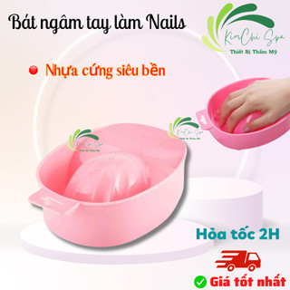 Bát ngâm tay vỏ sò làm nail | Bát nhựa ngâm tay nails, spa