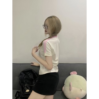 Áo Thun Babytee Form Fit Logo chữ B