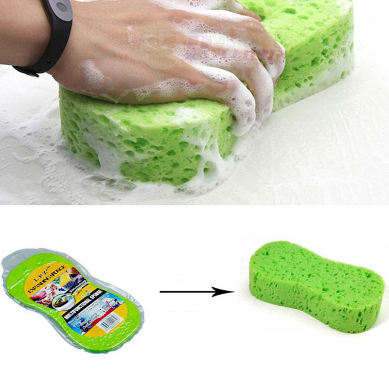 Miếng bọt biển rửa xe máy ô tô đa năng, thấm hút nước tốt, chống trầy xước sơn