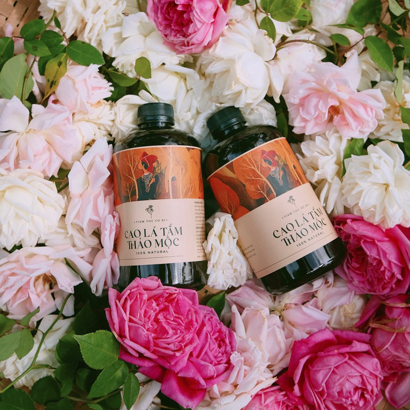 Cao lá tắm thảo mộc hương đồng nội SIÊU GIẢM MỤN, GIẢM THÂM, dưỡng sáng da handmade