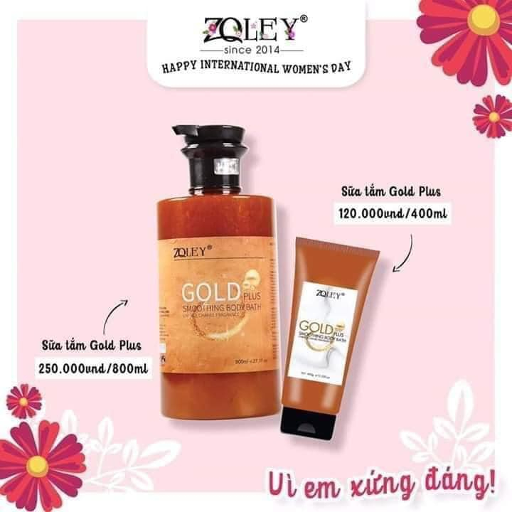 Sữa tắm Gold Plus Zoley chính hãng