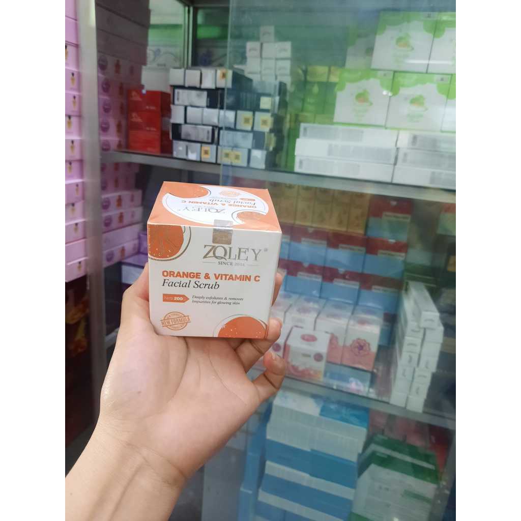 Tẩy tế bào chết cho da mặt Cam & Vitamin C Zoley Orange & Vitamin C Facial Scub chính hãng Tẩy sạch tế bào chết trên da