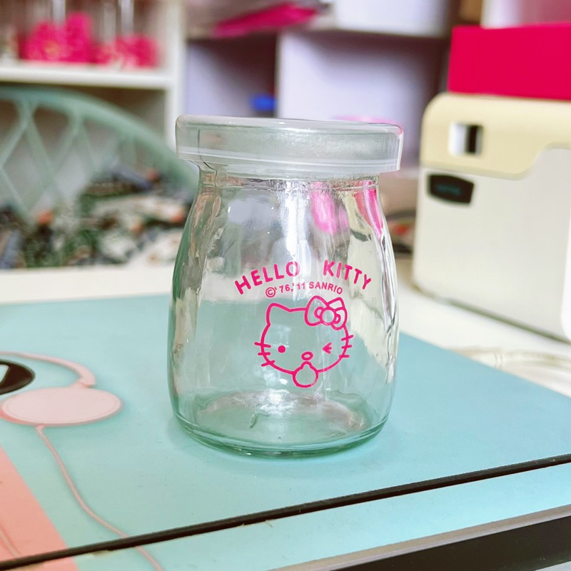 HŨ THỦY TINH LÀM SỮA CHUA HELLO KITTY