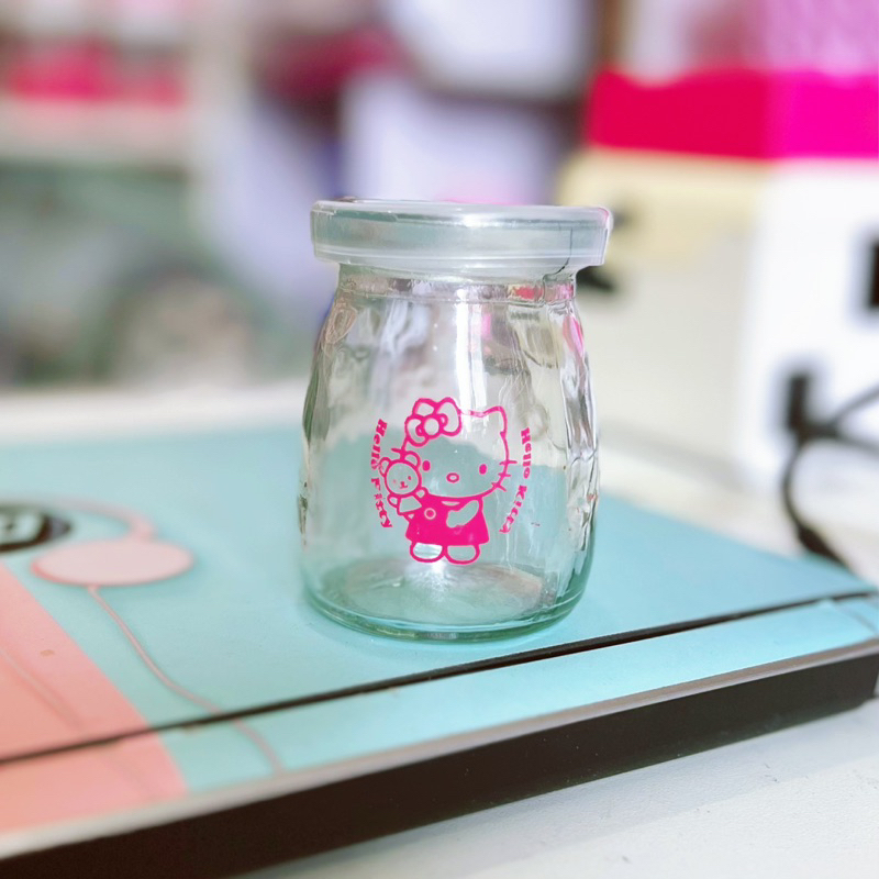 HŨ THỦY TINH LÀM SỮA CHUA HELLO KITTY