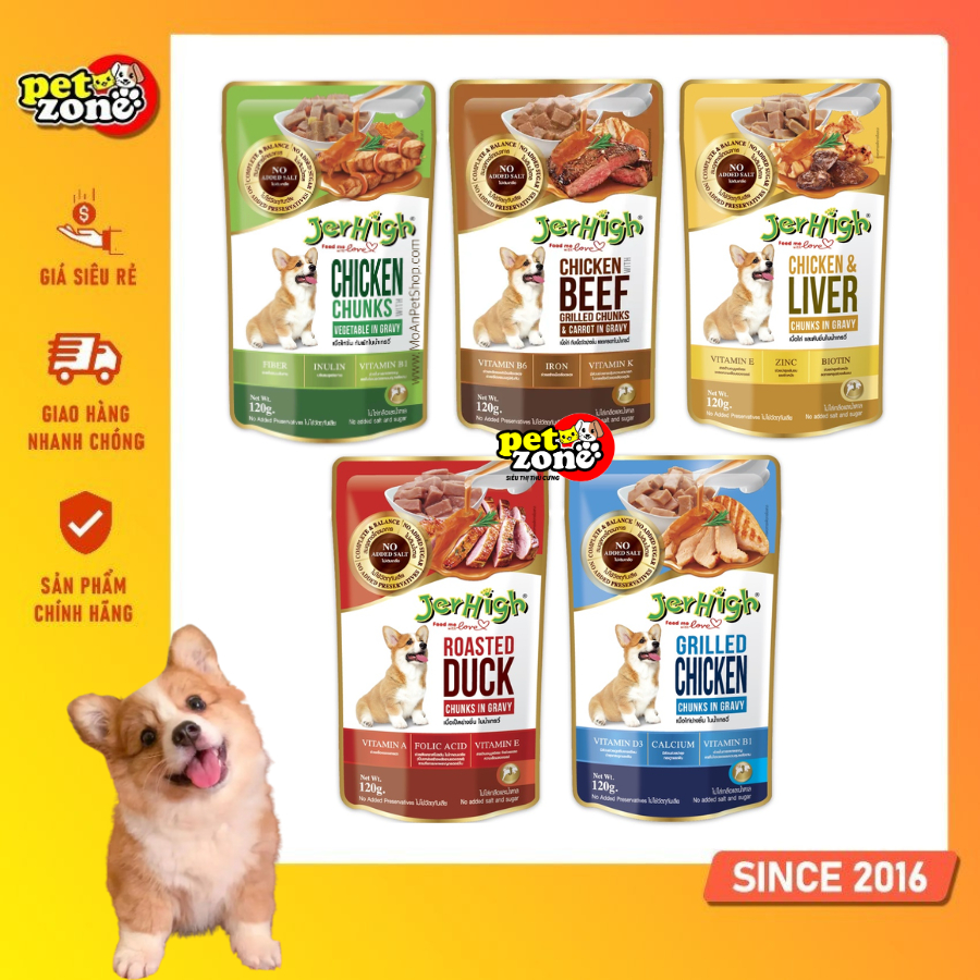 Pate cho chó Jerhigh 120g