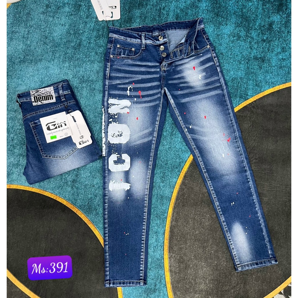 Quần jean nam đẹp quần bò icon nam cao cấp chuẩn shop N.O STORE