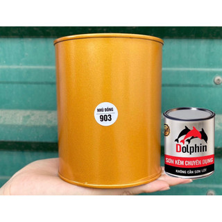 [Tặng cọ] Sơn Kẽm Nhũ Đồng 903 Dolphin (800 gr)
