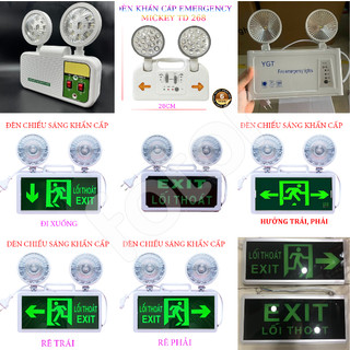 [XÃ KHO] BẢNG EXIT LED - ĐÈN LED BÁO SỰ CỐ, KHẨN CẤP EMERGENCY, THOÁT HIỂM DỰ PHÒNG KHI CÚP ĐIỆN [HCM]