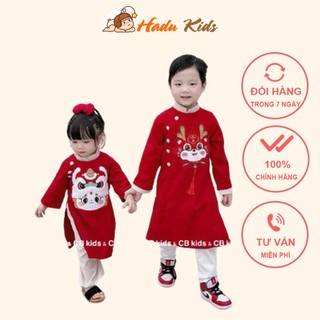 Áo dài cách tân bé gái, bé trai 10-30kg Áo dài Tết cho bé gái, áo dài bé trai xinh xắn Hadukids